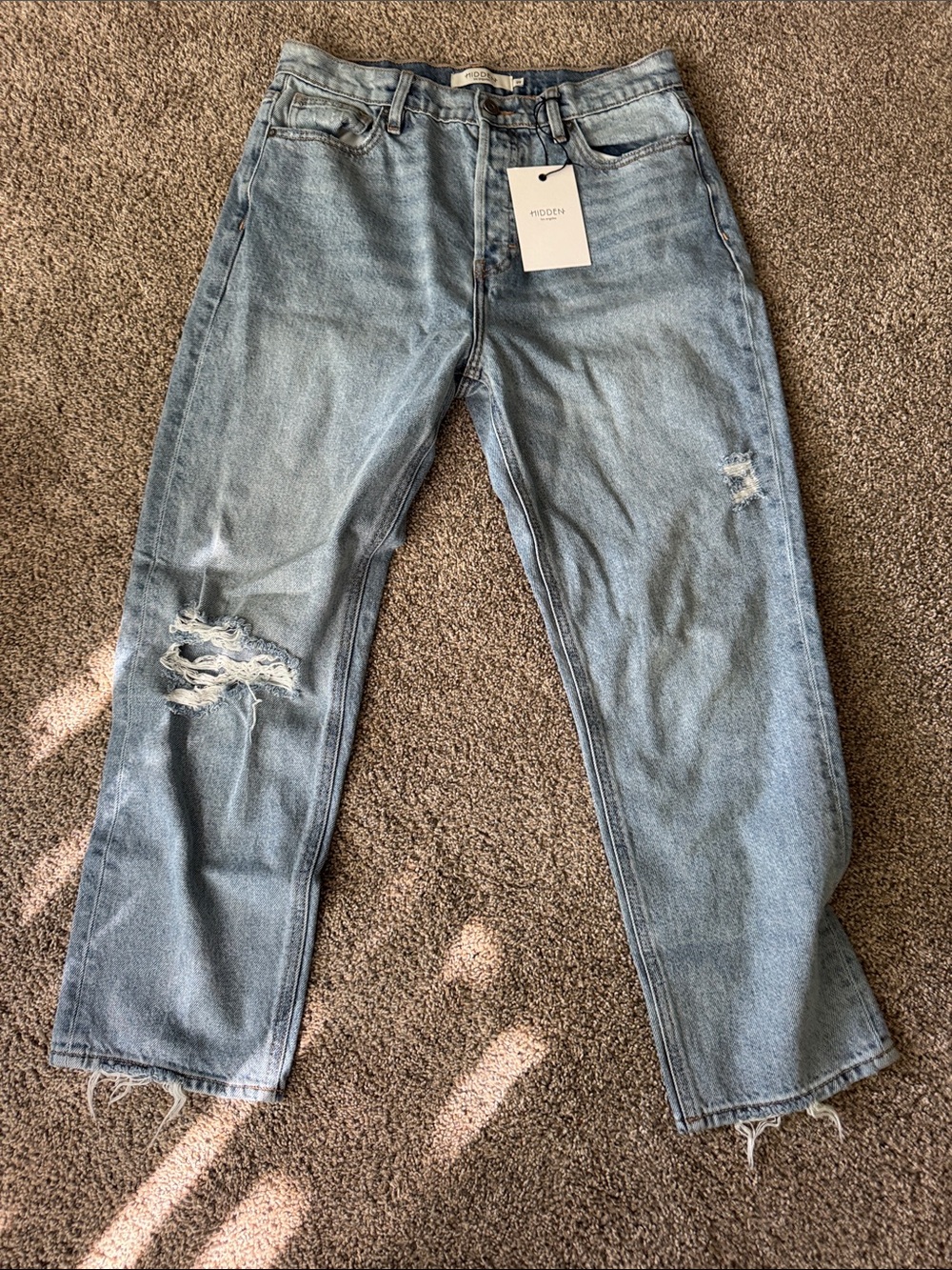Hidden Straight Leg Jeans